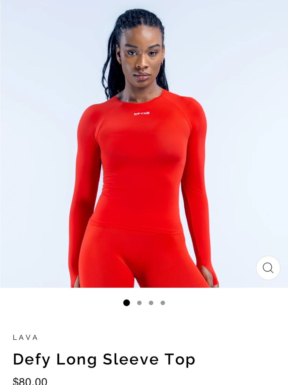 DFYNE DEFY LONGSLEEVE TOP
